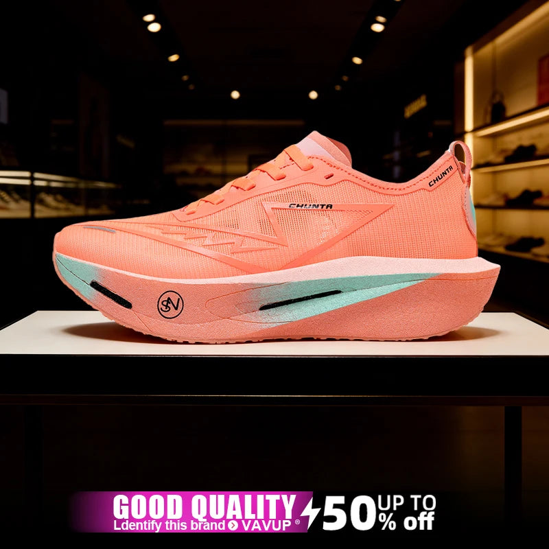 Zapatillas de Running Marathon para Hombre, con Placa de Carbono, Deportivas, Transpirables, Ligeras, Cómodas, Zapatillas Deportivas Chunta para Mujer