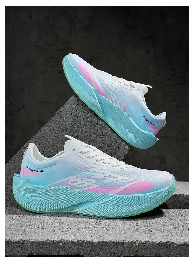 Zapatillas Running con Placa de Carbono – Ligeras y Transpirables