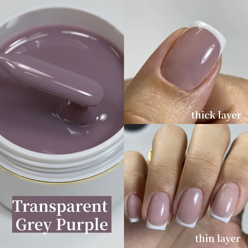 MSHARE-Gel acrílico líquido, Gel de uñas sin TPO para extensión de uñas, auto nivel, remojo, tarro de Gel UV LED