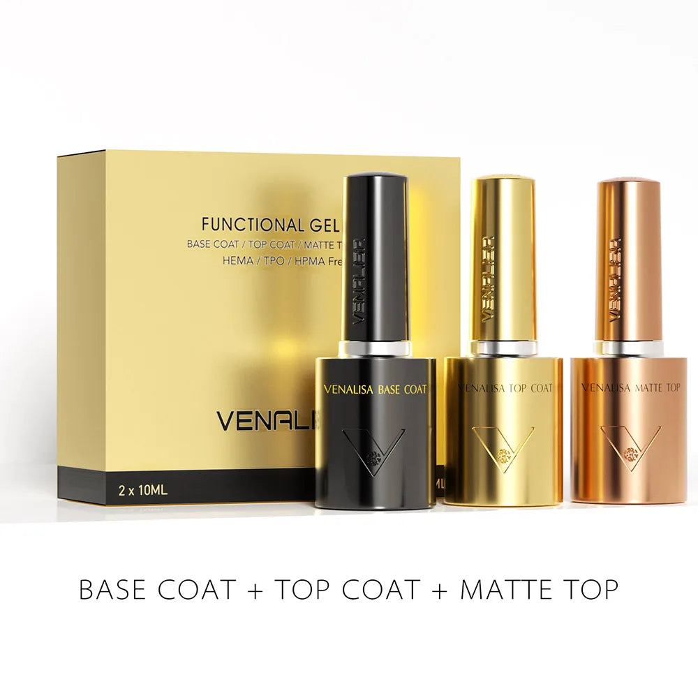 Esmalte de Uñas Gel – Base y Top Coat