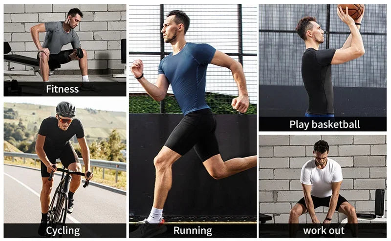 Camiseta de Compresión para Hombre | Running y Fitness