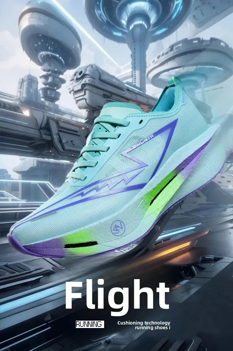 Zapatillas para correr especialidad tabla de carbono maratón hombres deportes transpirables ligeros mujeres cómodas zapatillas deportivas