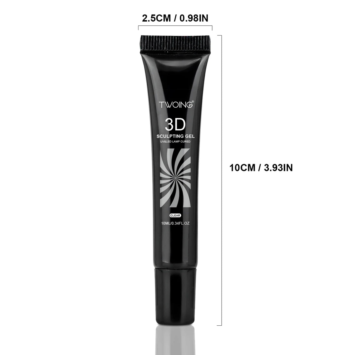 Gel para decoración de uñas 3D de 10 ml: diseños de bricolaje, gel para esculpir resistente al agua, gel para diseño de uñas resistente al agua para tallas y formas intrincadas