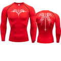 Camiseta de compresión con estampado de Anime para hombre, camiseta para correr, ropa deportiva de secado rápido para gimnasio, camisetas transpirables de manga corta