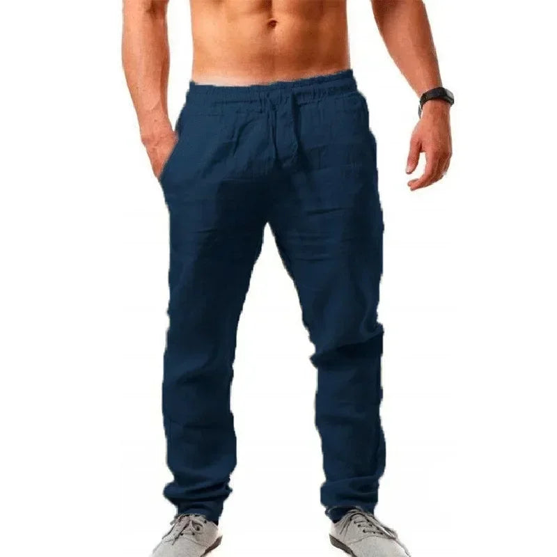 Pantalón Holgado Lino & Algodón – Deportivo Urbano