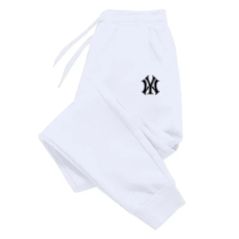 Pantalones de chándal para correr para hombre, ropa deportiva transpirable, informal, de algodón, para Otoño e Invierno