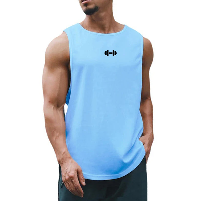 Camiseta sin Mangas para Hombre | Gimnasio, Running y Verano