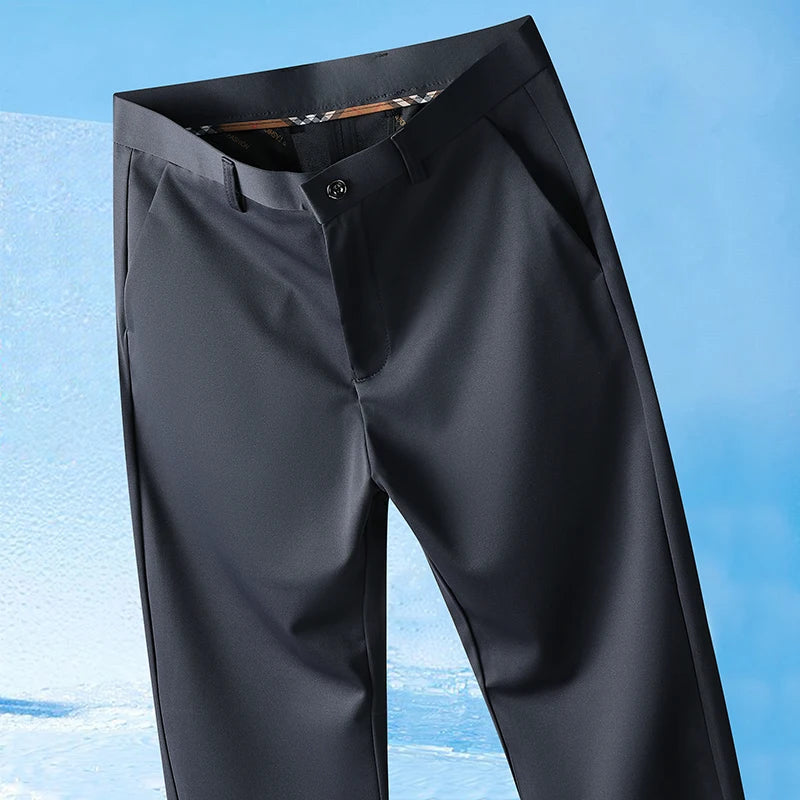 Pantalón Casual de Verano para Hombre | Ligero, Elástico y Recto