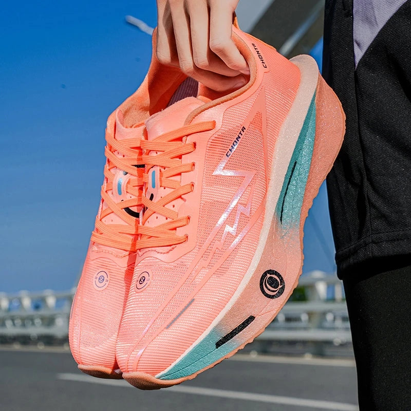 Zapatos deportivos informales y cómodos para hombre, a la moda, con parte superior de tela transpirable, antideslizantes, resistentes al desgaste, suela que absorbe los golpes, zapatos informales con cordones y punta r