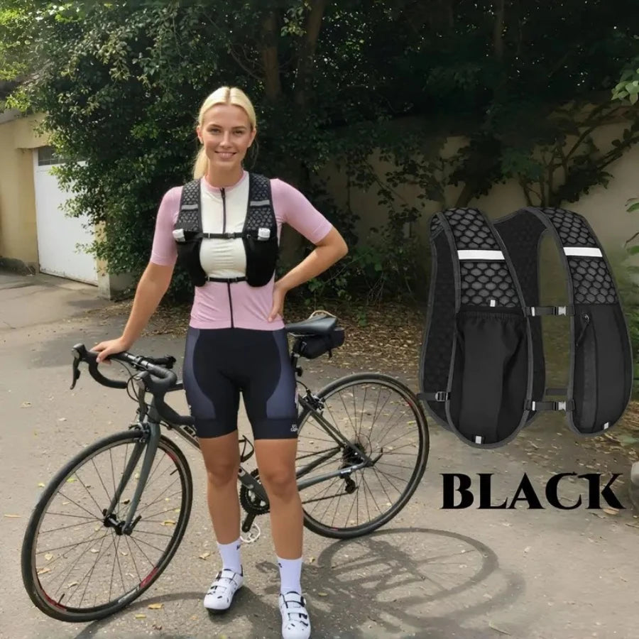 Chaleco de Running con Almacenamiento – Ligero y Reflectante