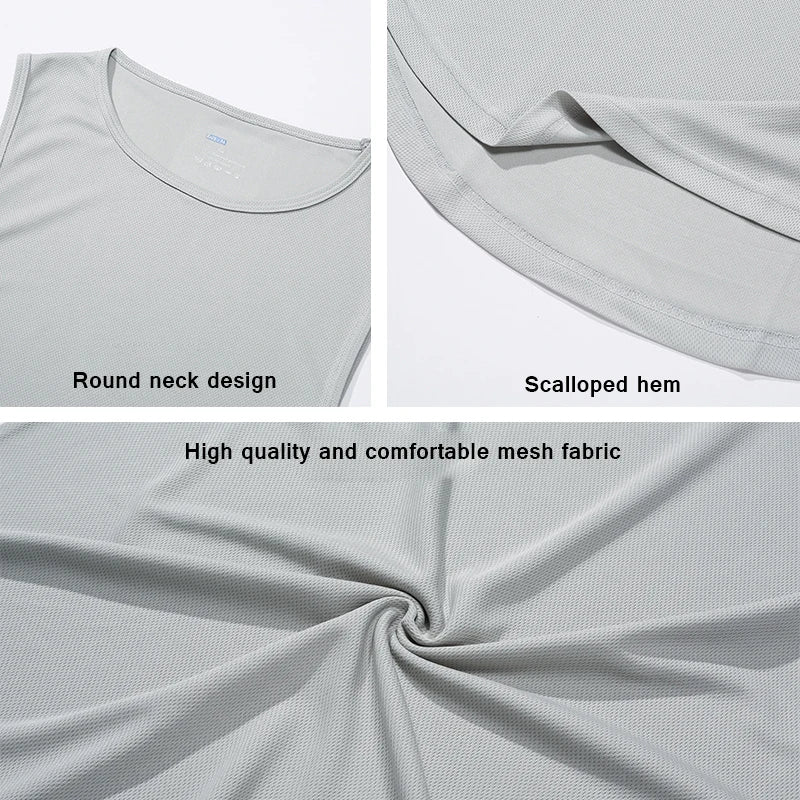 Camiseta sin Mangas para Hombre | Gimnasio, Running y Verano