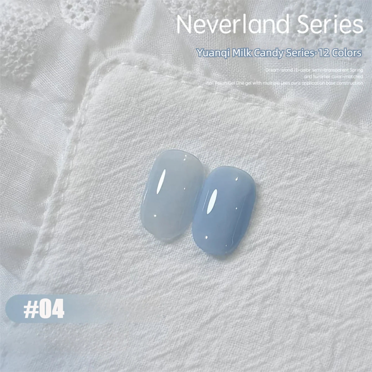 MAINEL 1-12 Uds. Esmalte de Uñas en Gel UV Brillante Nude de Moda, Cosméticos para Uñas, Puntas de Gel para Uñas, Barniz de Uñas