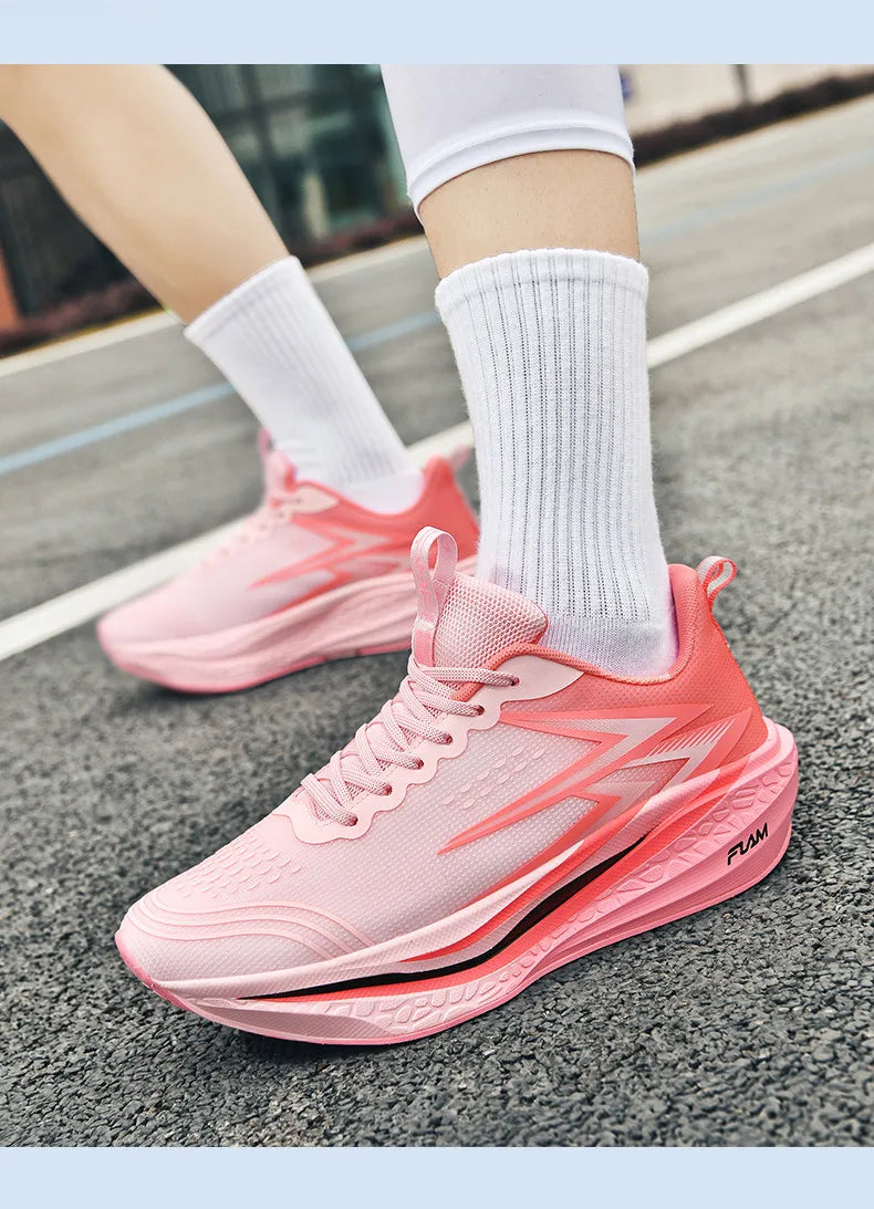 Zapatillas de Running con Placa de Carbono | Ligeras y Transpirables
