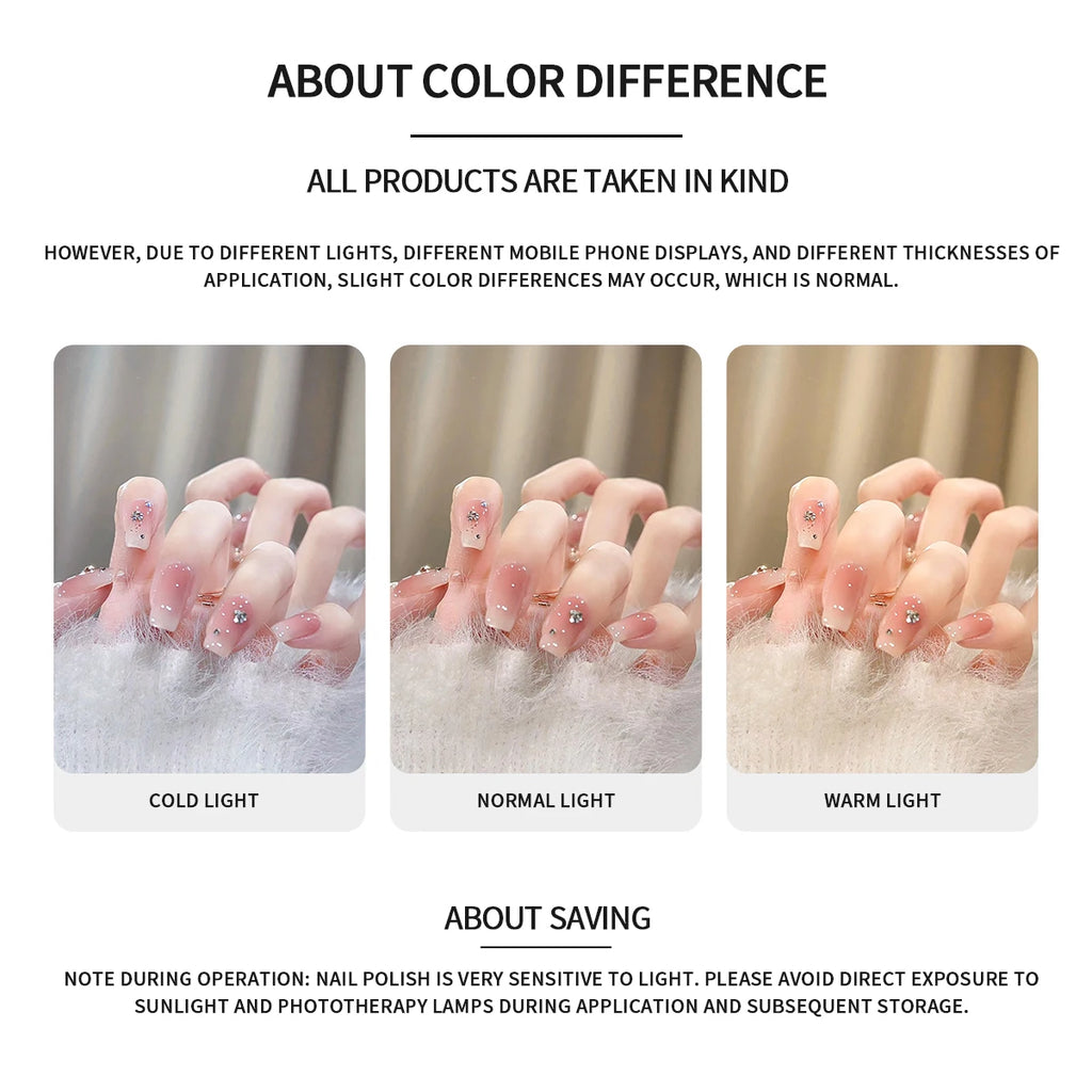 XEIJAYI 6 uds 15Ml juego de esmalte de uñas en gel perfecto para remojar esmalte de uñas en gel o decoración de uñas para el hogar y el salón Diy