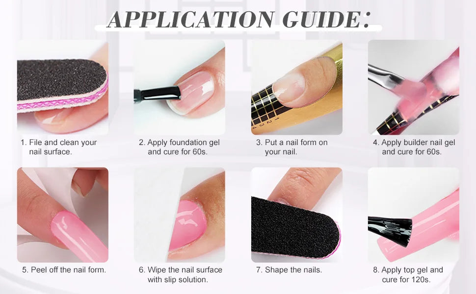 Saviland-esmalte de Gel para uñas, Gel multifuncional para extensión de uñas, UV, para salón de belleza, 100g