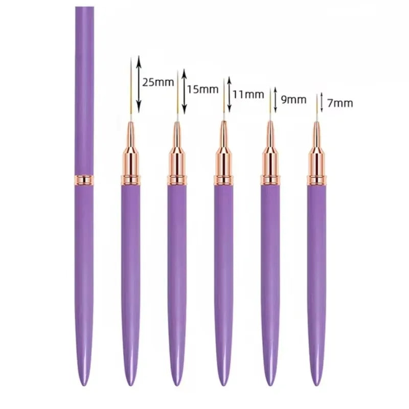 Pinceles para Nail Art – Set de 5