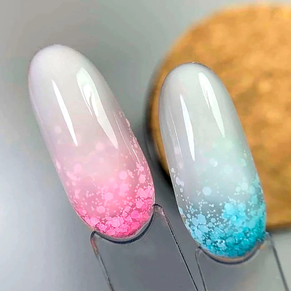 KODIES-Esmalte de uñas en GEL blanco lechoso para manicura, sellador de acabado semipermanente, pintura de Esmalte UV, 15ML