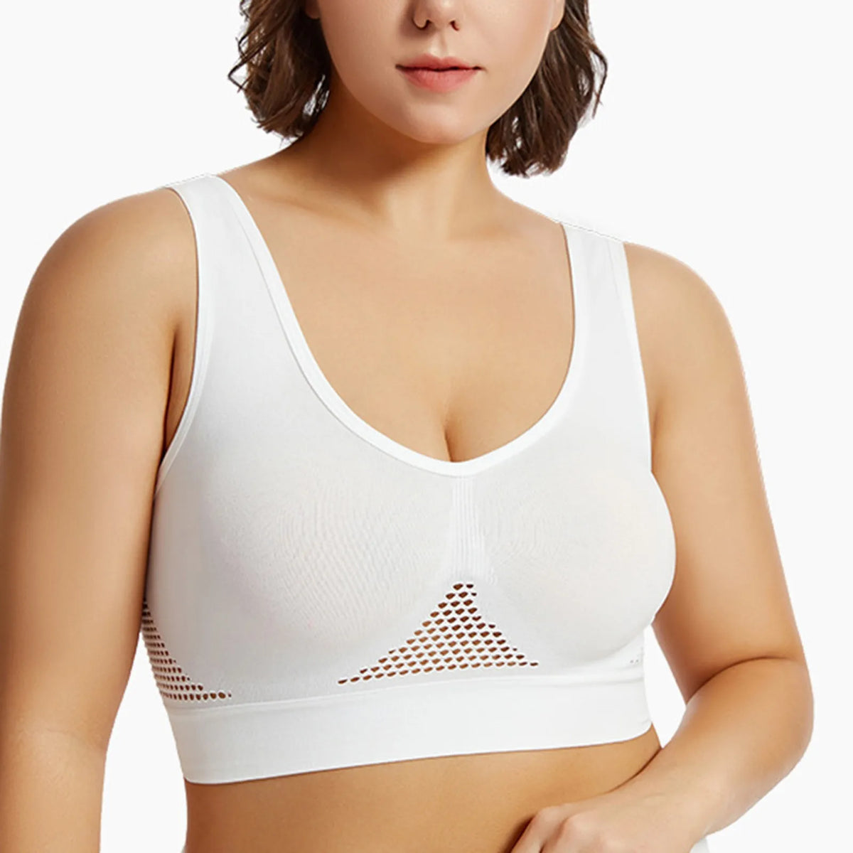 Parte de atrás bonita, Sujetador deportivo a prueba de golpes para correr, Fitness, colección superior antiflacidez, soporte suave, chaleco de Yoga de alta resistencia para mujer