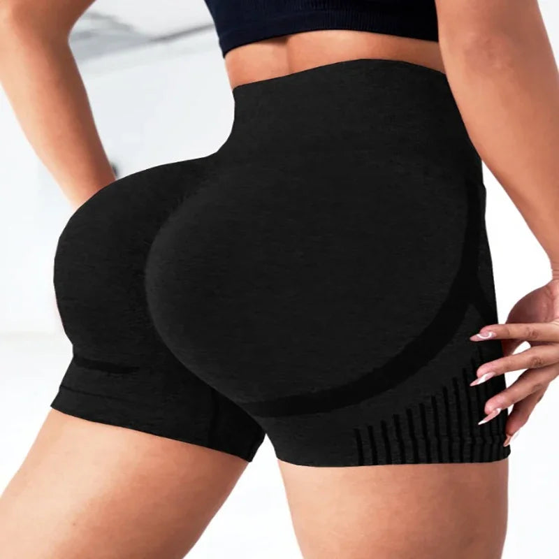 Pantalones Cortos de Yoga Mujer – Sin Costuras y Alta Elasticidad