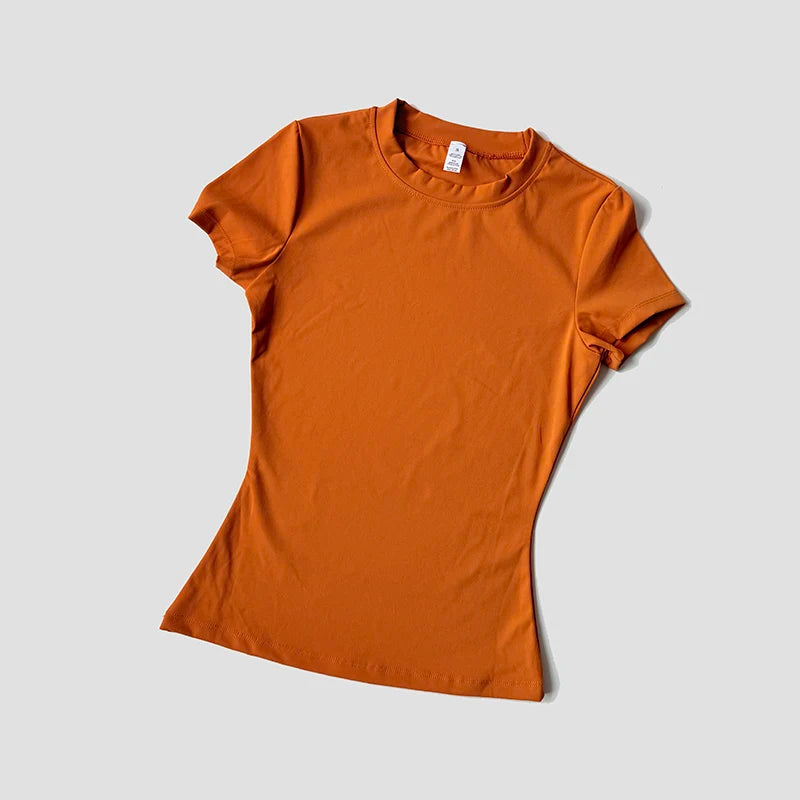 Camiseta Yoga Seamless Mujer – Manga Corta