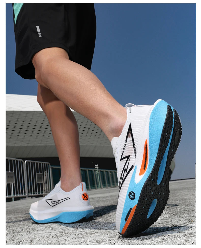 Zapatillas para Correr con Placa de Carbono, Especializadas para Maratón, Deportivas, Transpirables, Ligeras, Cómodas, Antideslizantes, para Hombre y Mujer