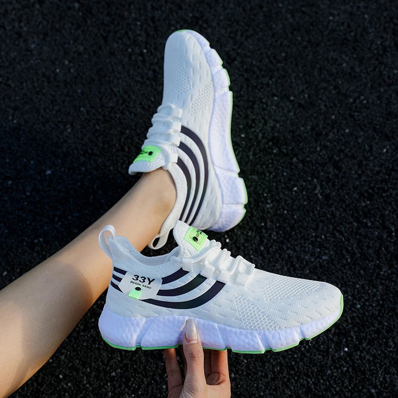 Zapatos deportivos informales para hombre, zapatillas ligeras transpirables, zapatillas de correr negras de malla para exteriores, zapatillas deportivas para correr Tenis para caminar