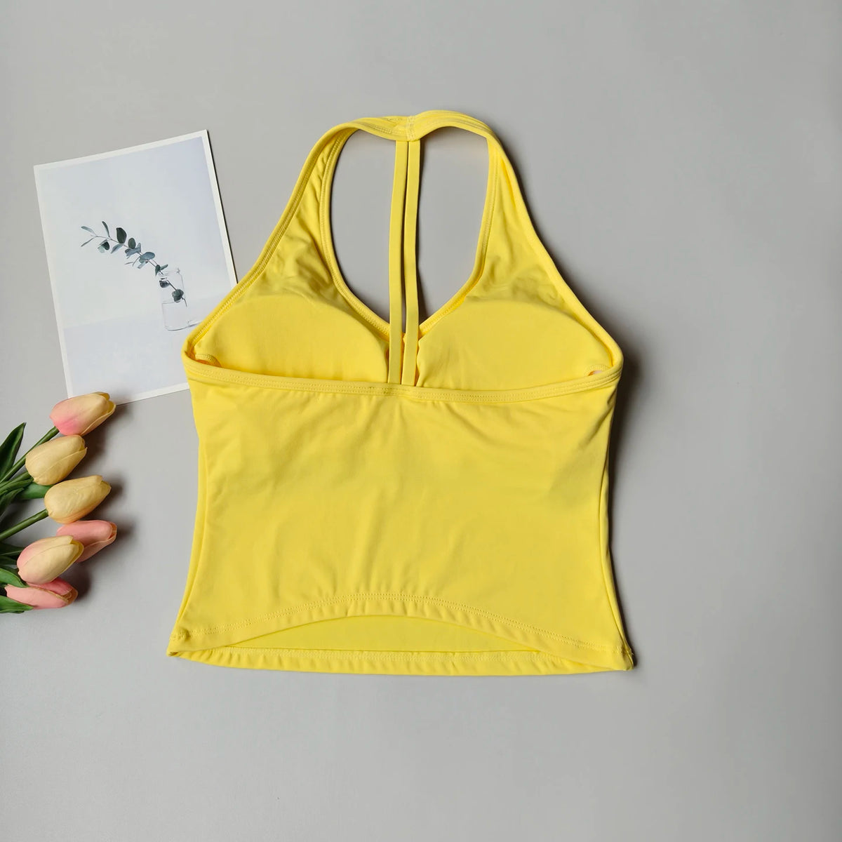 Sujetador Deportivo con Cuello en V | Yoga, Running y Fitness