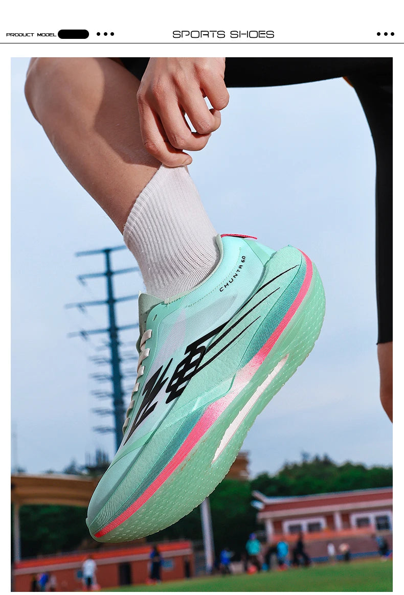 Zapatillas Running con Placa de Carbono – Ligeras y Transpirables