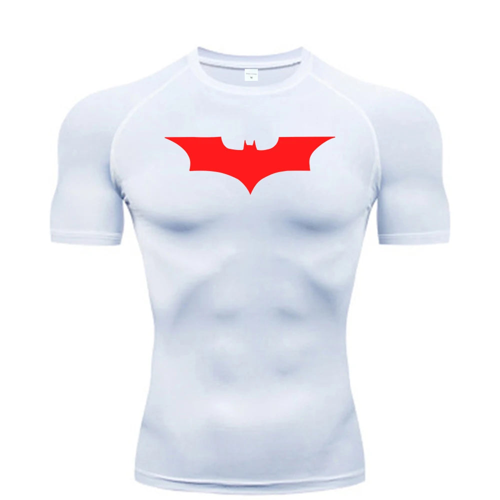 Camiseta de Compresión Hombre – Estampado Running & Fitness