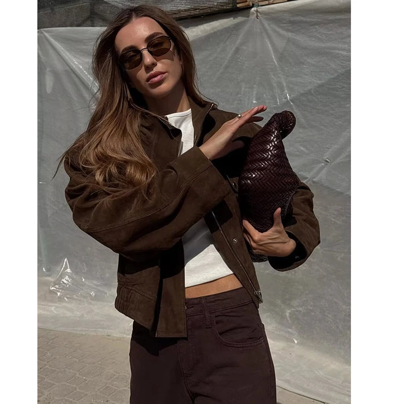 Chaquetas de Otoño para Mujer 2025, Nueva Moda, Bolsillos Grandes, Chaquetas Elegantes y Cálidas para Mujer, Estilo Urbano Chic, Abrigos para Estudiantes Jóvenes