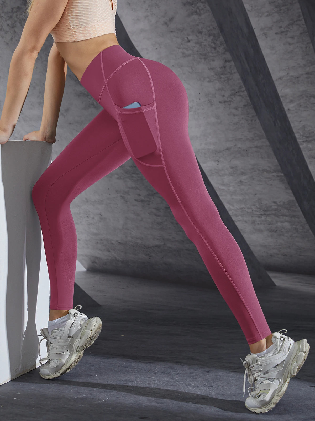 Leggings Deportivos de Cintura Alta | Bolsillos para Yoga y Fitness