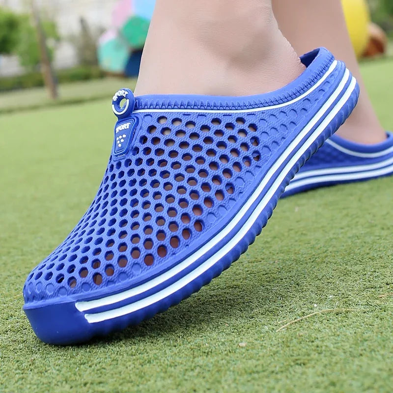 Sandalias cómodas para piscina para hombre, Zapatos de playa al aire libre de verano, zuecos de jardín sin cordones, zapatillas informales para ducha de agua, Zapatos Unisex