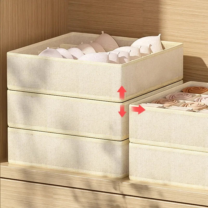 Organizador de ropa interior para sujetador deportivo, caja de almacenamiento para bragas y calcetines, organizador de ropa, armario, cajones, caja separadora