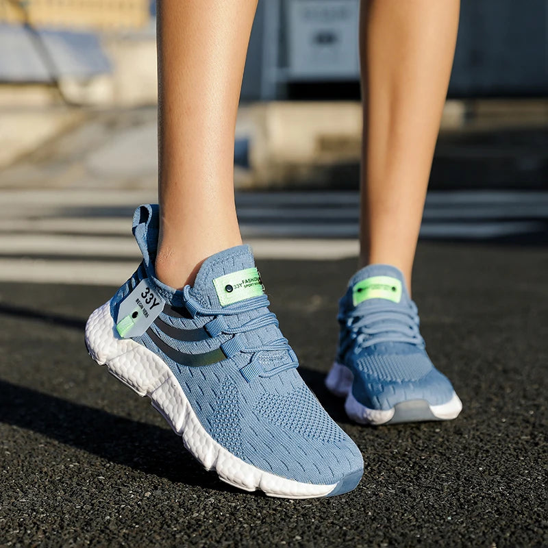 Zapatos deportivos informales para hombre, zapatillas ligeras transpirables, zapatillas de correr negras de malla para exteriores, zapatillas deportivas para correr Tenis para caminar