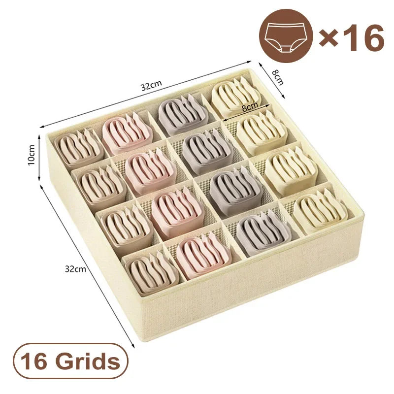 Organizador de ropa interior para sujetador deportivo, caja de almacenamiento para bragas y calcetines, organizador de ropa, armario, cajones, caja separadora