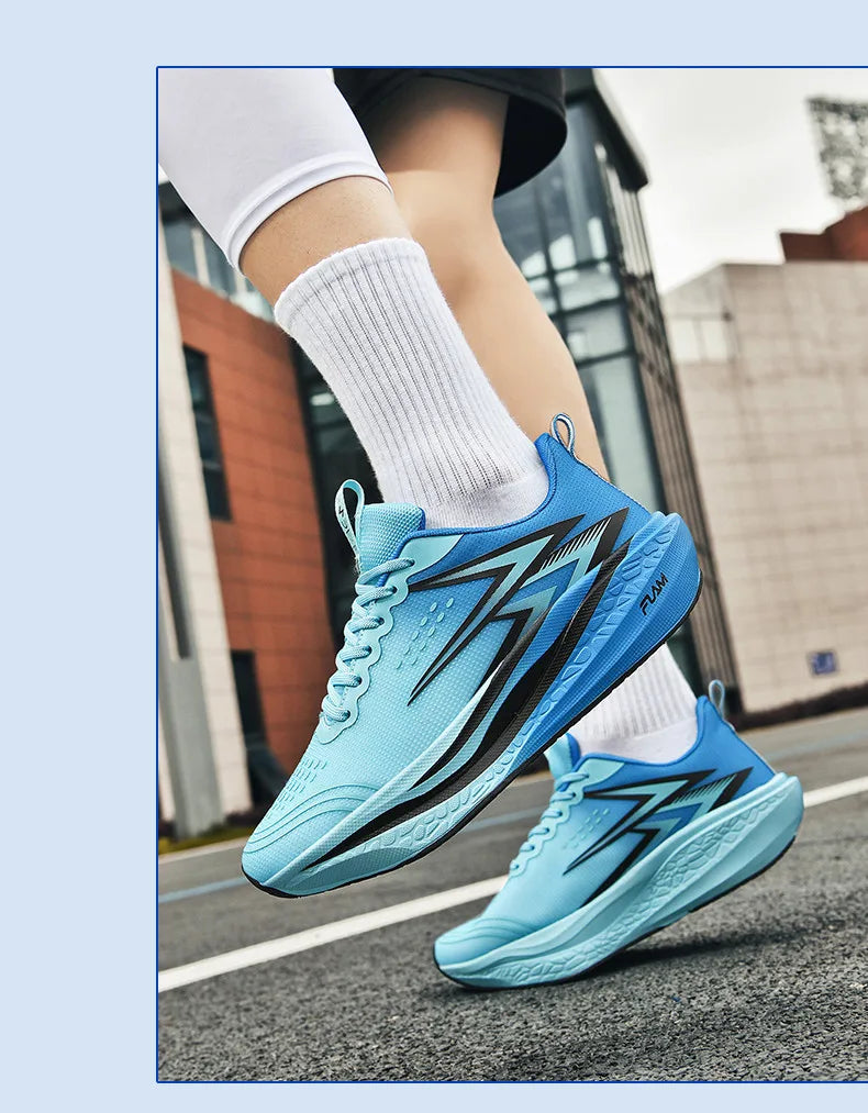 Zapatillas de Running con Placa de Carbono | Ligeras y Transpirables