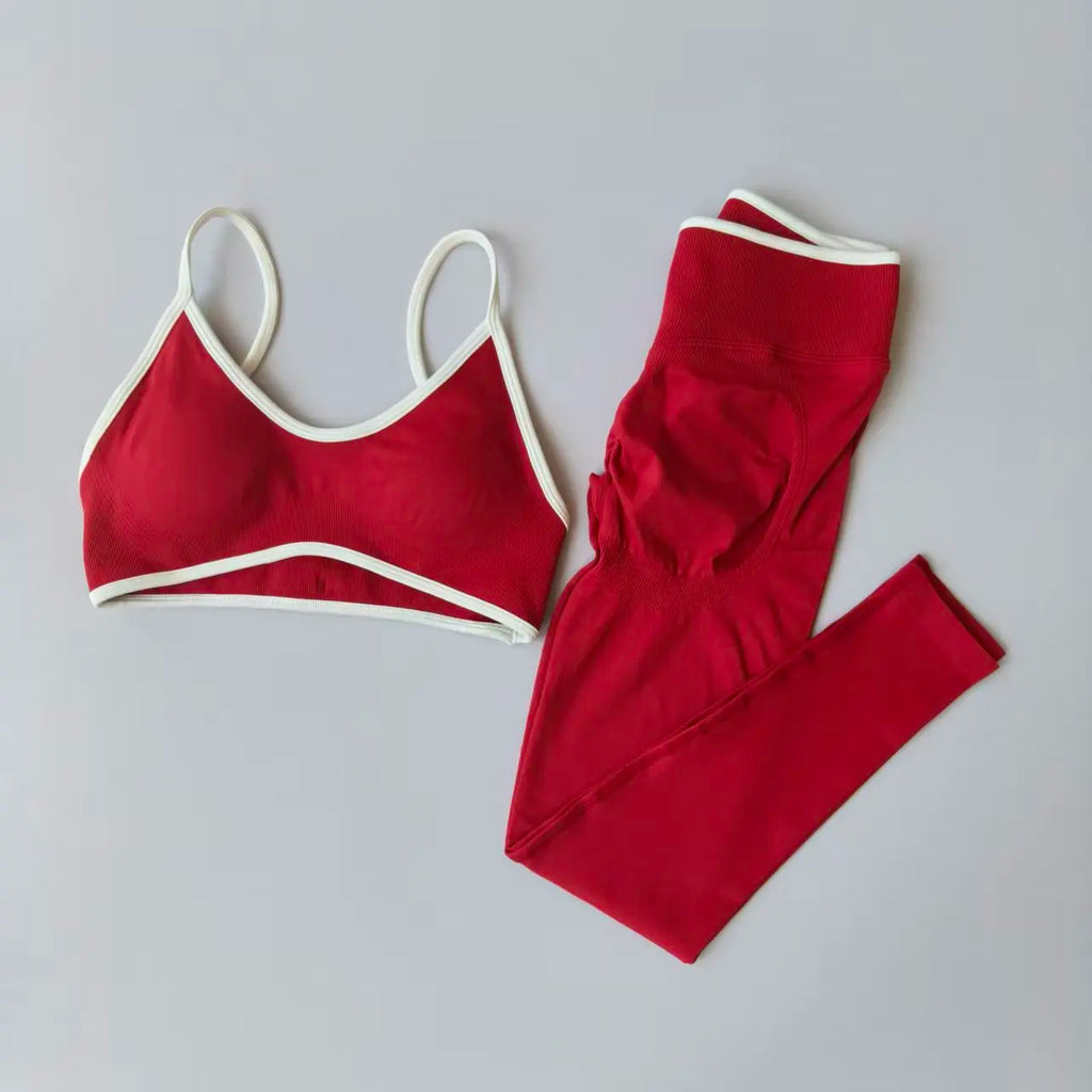 Conjunto Deportivo Mujer 2 Piezas – Top + Leggings