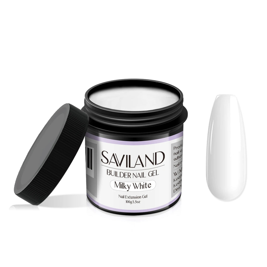 Saviland-esmalte de Gel para uñas, Gel multifuncional para extensión de uñas, UV, para salón de belleza, 100g