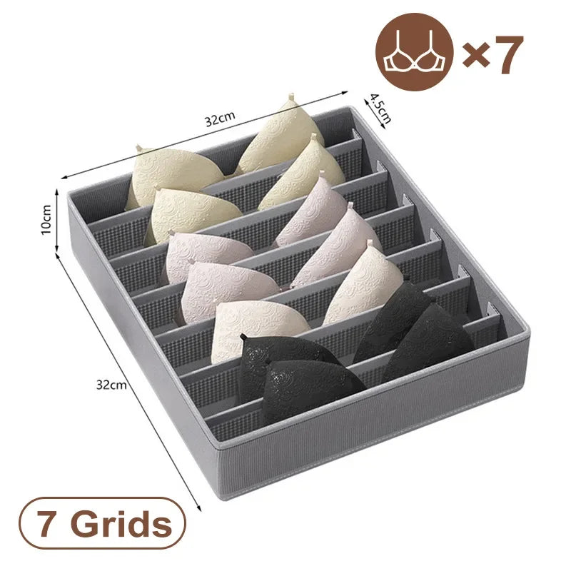 Organizador de ropa interior para sujetador deportivo, caja de almacenamiento para bragas y calcetines, organizador de ropa, armario, cajones, caja separadora