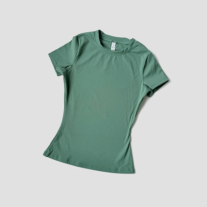 Camiseta Yoga Seamless Mujer – Manga Corta