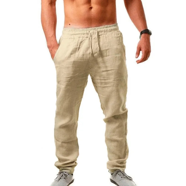 Pantalón Holgado Lino & Algodón – Deportivo Urbano