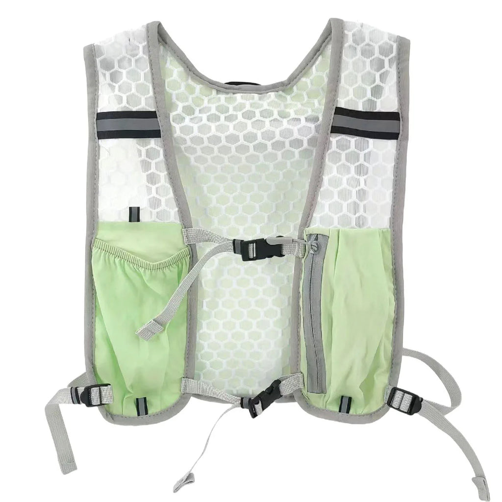 Chaleco de Hidratación para Correr, Ajustable, Ligero y Reflectante, para Hombres y Mujeres, Ideal para Maratón