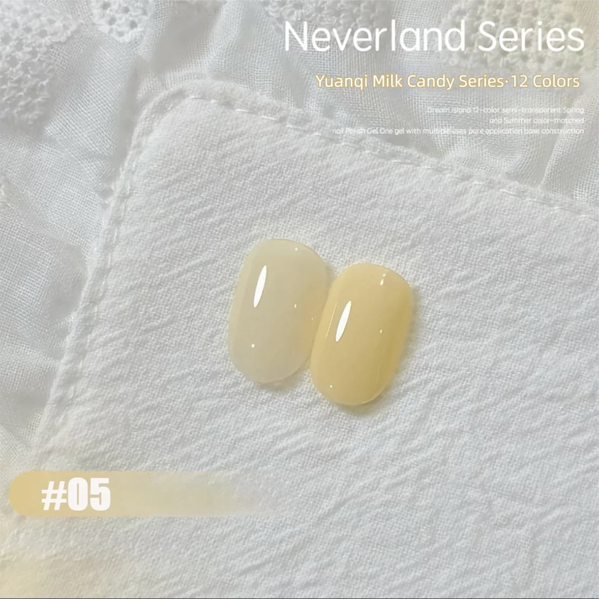 MAINEL 1-12 Uds. Esmalte de Uñas en Gel UV Brillante Nude de Moda, Cosméticos para Uñas, Puntas de Gel para Uñas, Barniz de Uñas