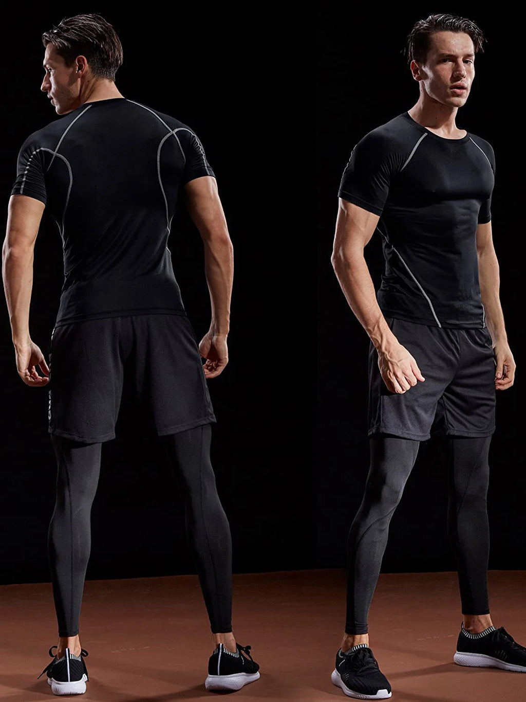 Camiseta de Compresión Hombre – Running, Gym & Fitness