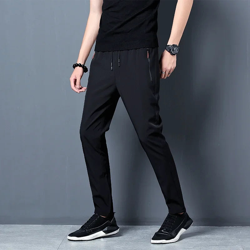 Pantalón Casual Ajustado – Cintura Elástica Hombre