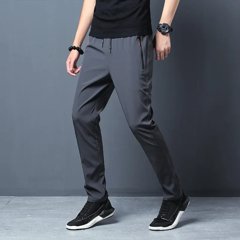 Pantalón Casual Ajustado – Cintura Elástica Hombre