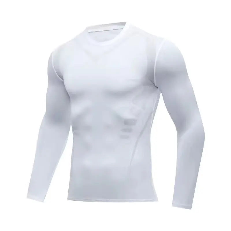 Camiseta deportiva para correr para hombre, camisetas de compresión para Fitness, camiseta de entrenamiento de secado rápido, camisetas deportivas para correr, Jersey