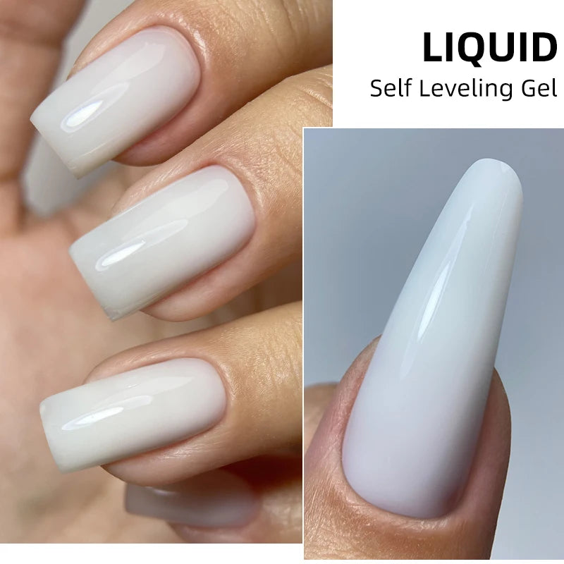 MSHARE-Gel acrílico líquido, Gel de uñas sin TPO para extensión de uñas, auto nivel, remojo, tarro de Gel UV LED