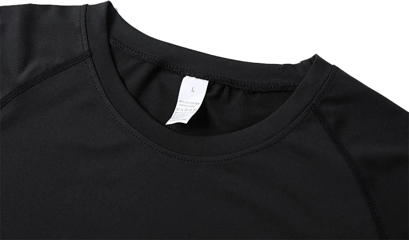 Camiseta de compresión con estampado de Anime para hombre, camiseta para correr, ropa deportiva de secado rápido para gimnasio, camisetas transpirables de manga corta