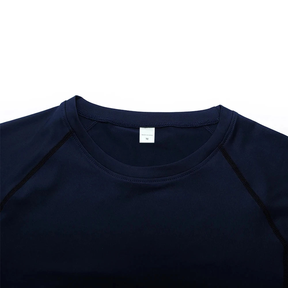 Camiseta de Compresión Hombre – Estampado Running & Fitness